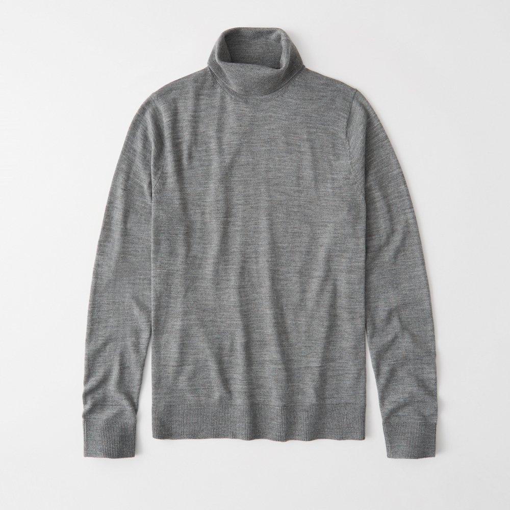 Men's Lightweight Turtleneck Sweater 