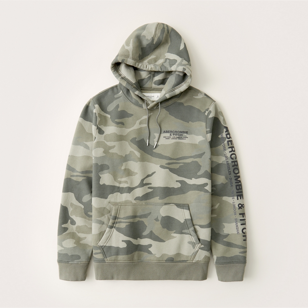 abercrombie camo hoodie