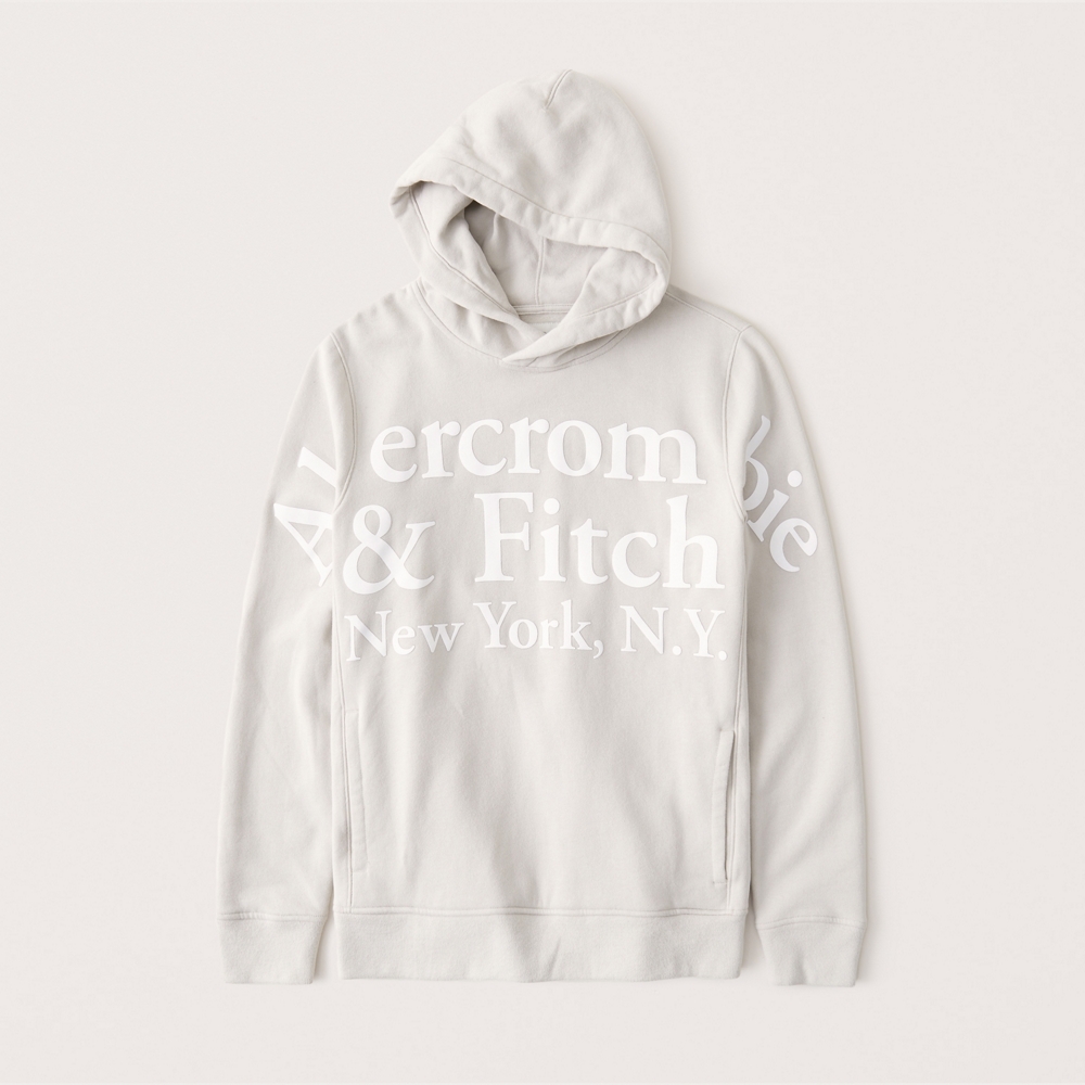 abercrombie exploded logo hoodie