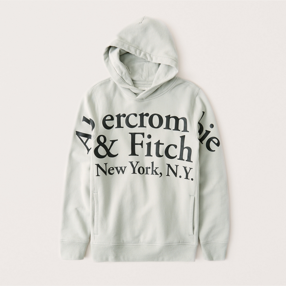 abercrombie exploded logo hoodie