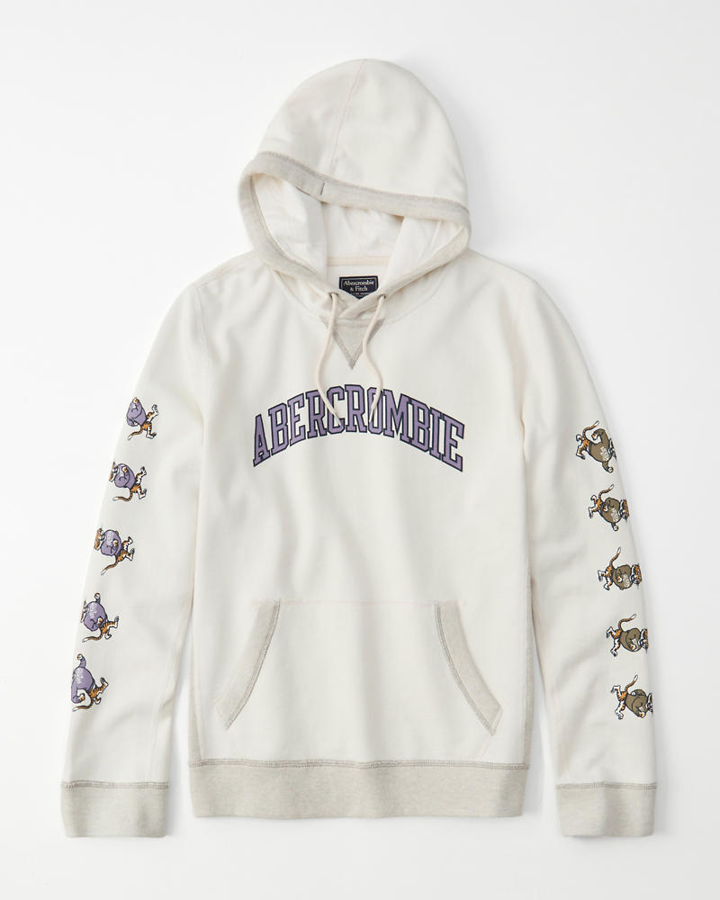 ABERCROMBIE & FITCH MENS XL 42 44 TOP DESIGNER HOODED ABERCROMBIE & FITCH MENS XL 42 44 TOP DESIGNER HOODED