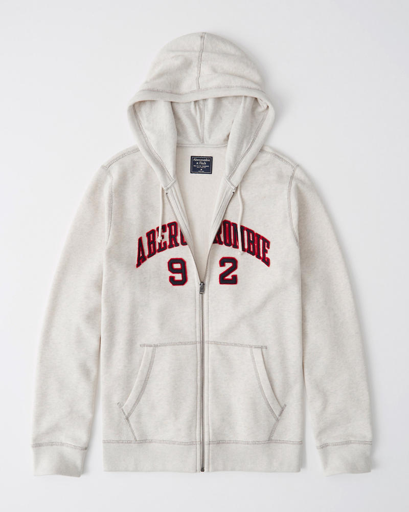 ABERCROMBIE & FITCH MENS XL 42 44 TOP DESIGNER HOODED ABERCROMBIE & FITCH MENS XL 42 44 TOP DESIGNER HOODED