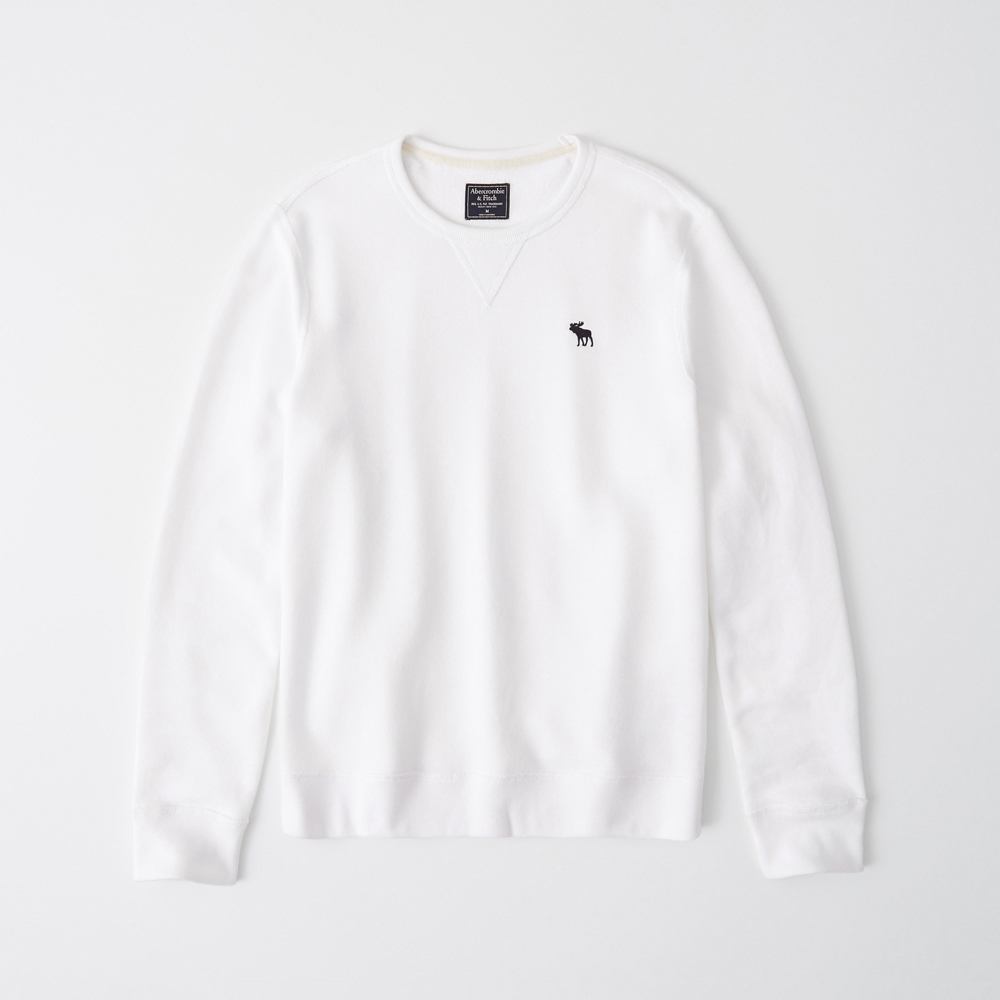 Crewneck Sweater | Mens A\u0026F Logo Shop 