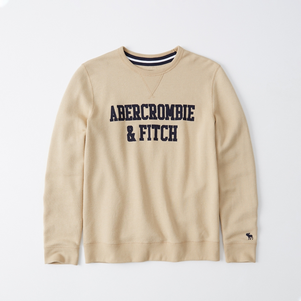 soft a&f crew sweatshirt