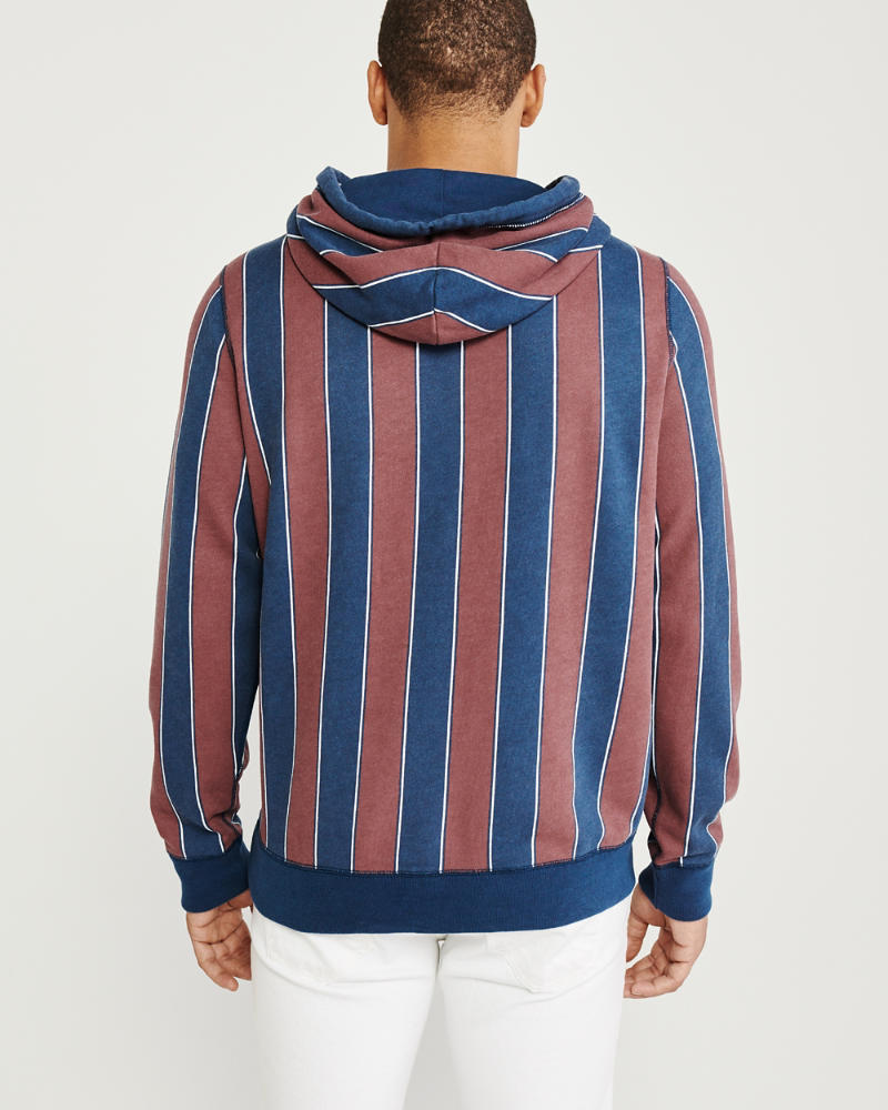 Herren Weicher, vertikal gestreifter A&F Hoodie | Herren Herren Weicher, vertikal gestreifter A&F Hoodie | Herren