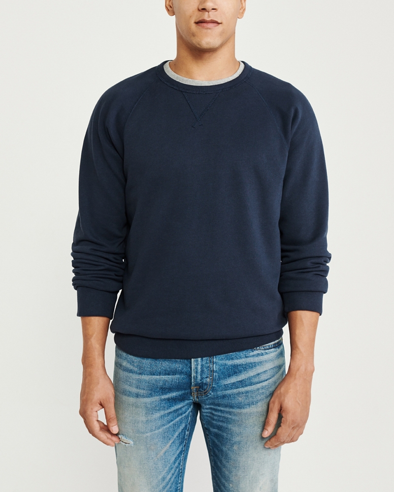 abercrombie crew neck sweatshirt