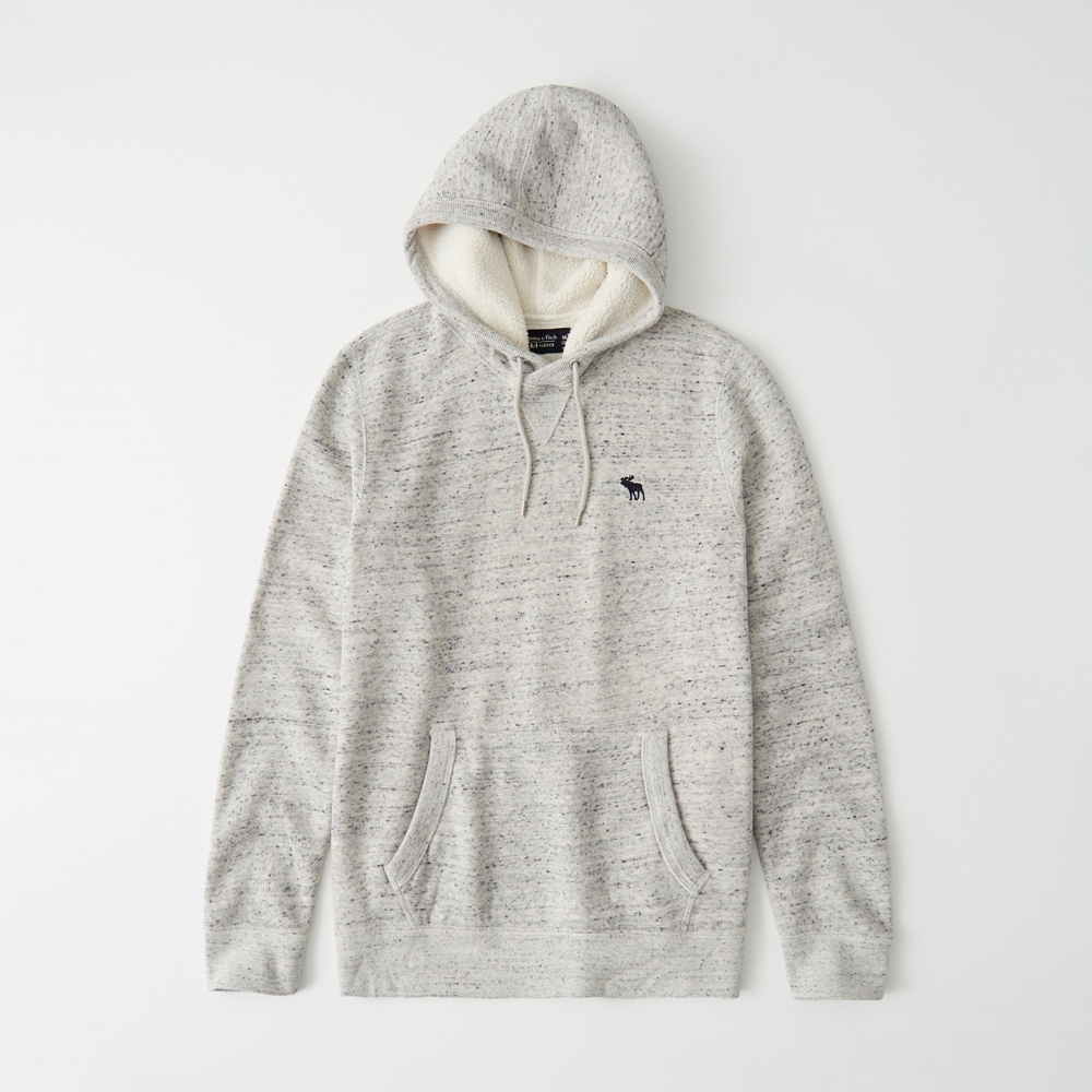 a&f sherpa sweatshirt