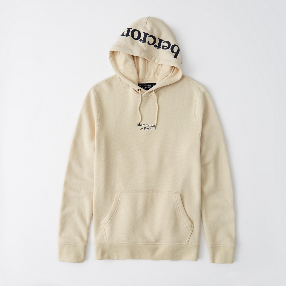 abercrombie and fitch logo hoodie