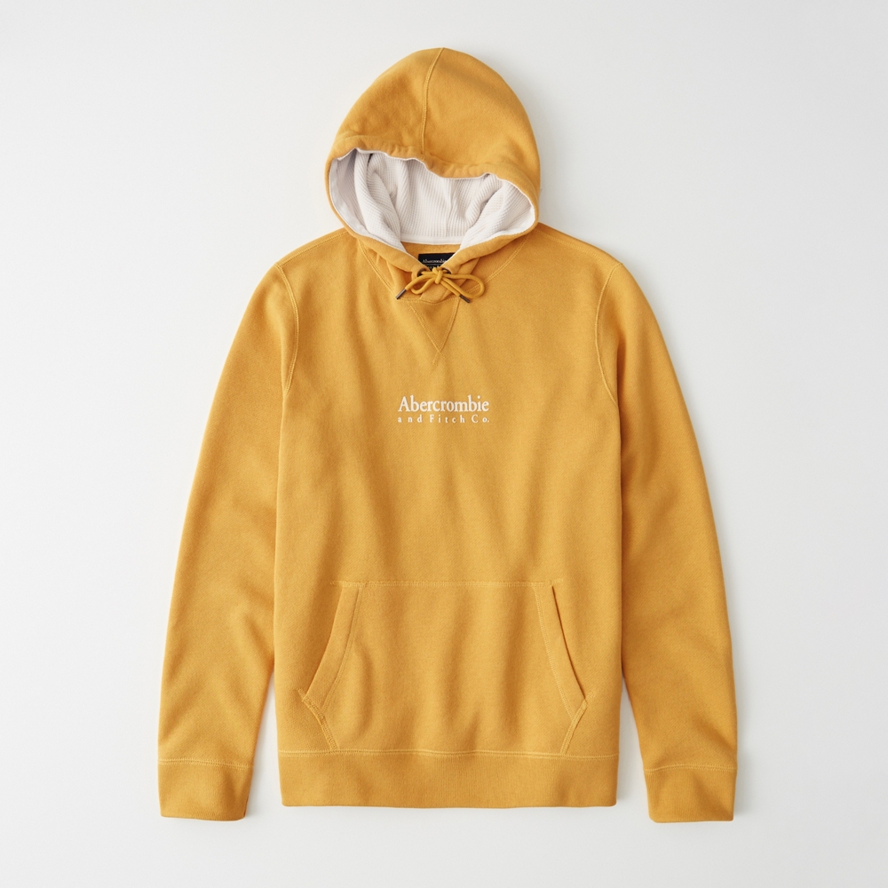 yellow abercrombie hoodie