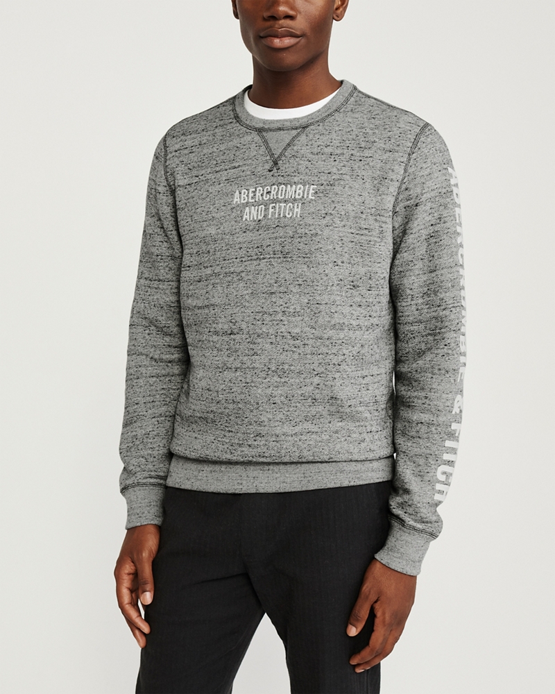 Applique Logo Crew Sweatshirt