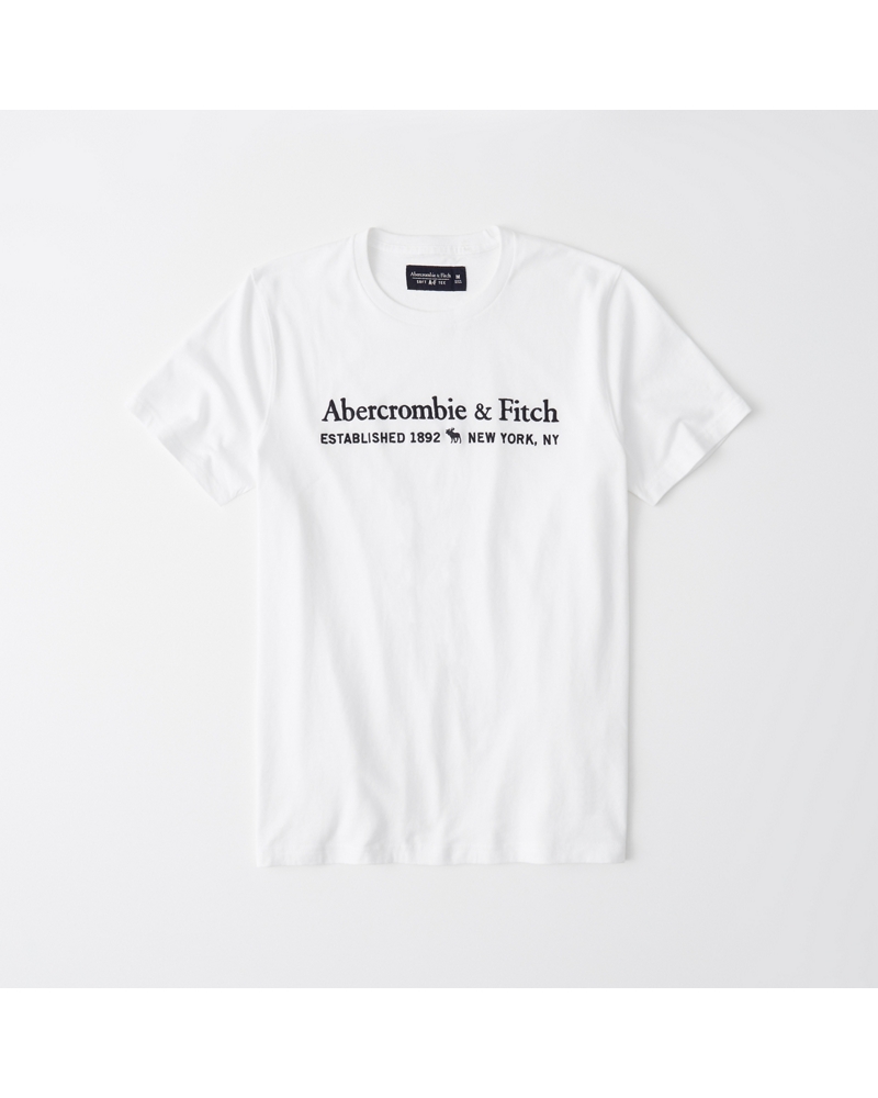 Short-Sleeve Applique Logo Tee