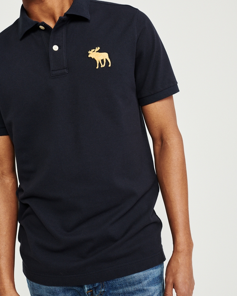 Mens Exploded Icon Stretch Polo | Mens 