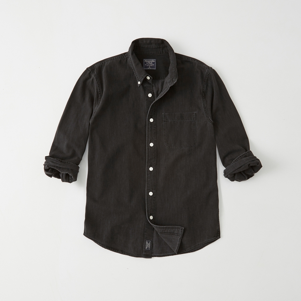 abercrombie denim shirt