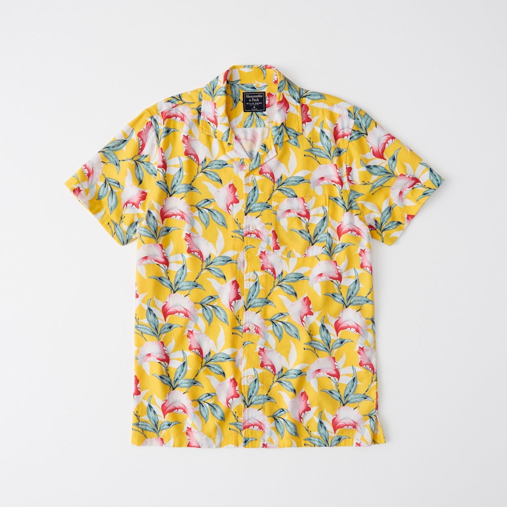 abercrombie hawaiian shirt