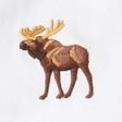 WHITE WITH ELEVATED MOOSE