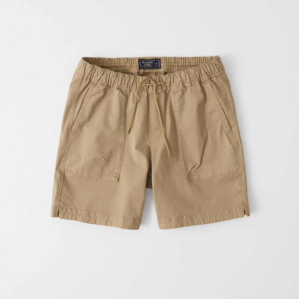 abercrombie pull on shorts