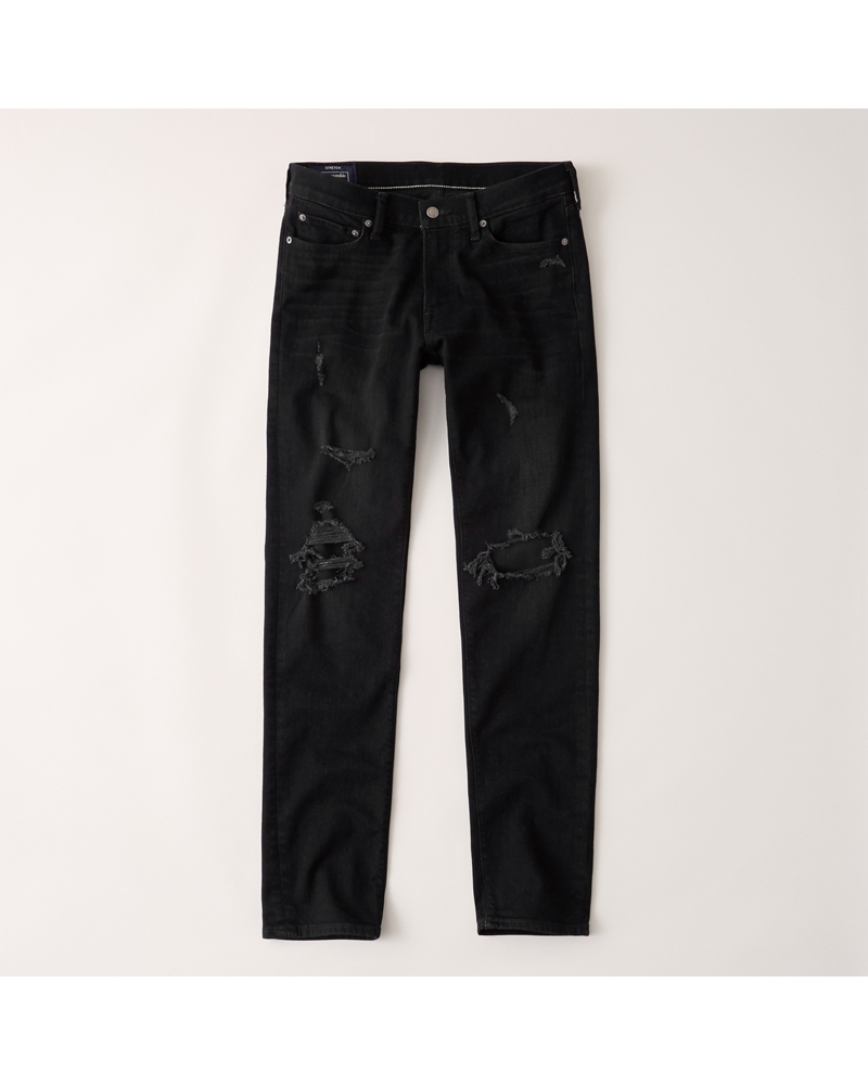 Mens Ripped Skinny Jeans Mens Bottoms