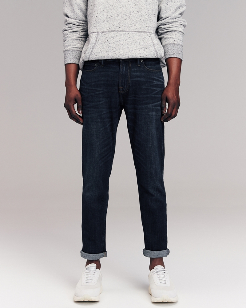 abercrombie athletic slim jeans