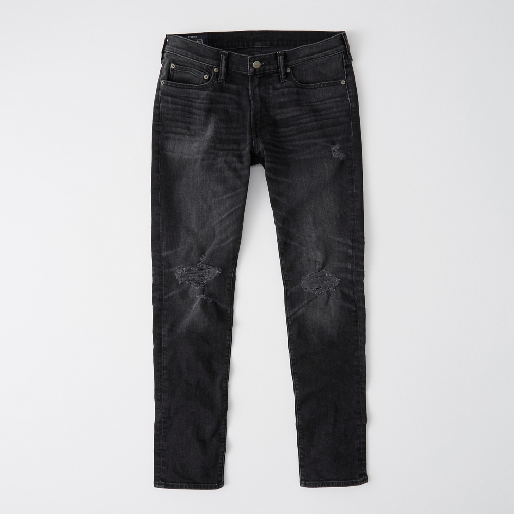 a&f athletic skinny jeans