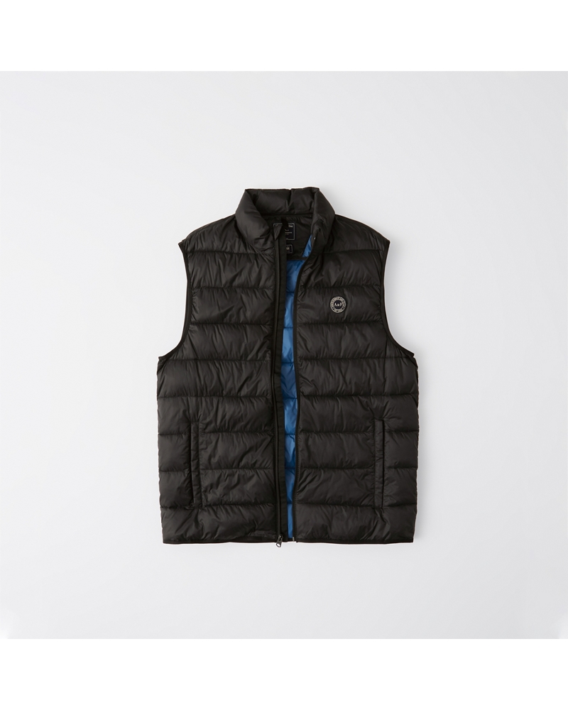 Mens Lightweight Packable Puffer Vest | Mens Clearance | Abercrombie.com