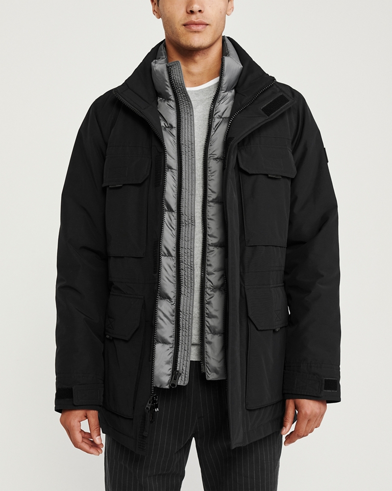 Puffer Mock Jacket