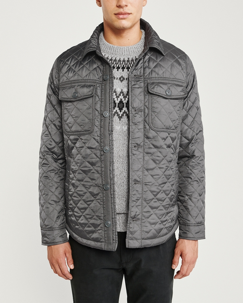 Quilted Shirt Jacket