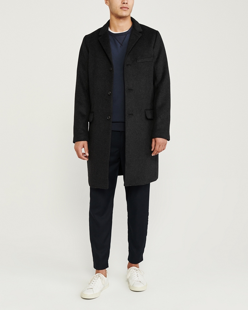 Wool-Blend Topcoat