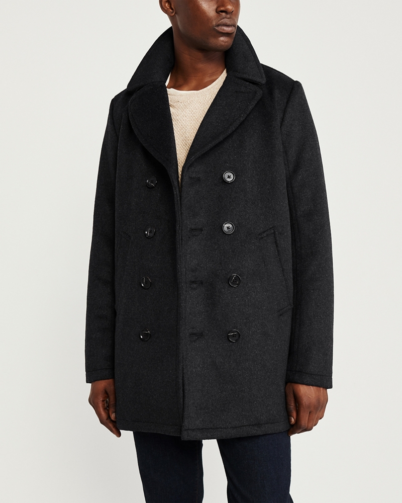 Wool-Blend Peacoat