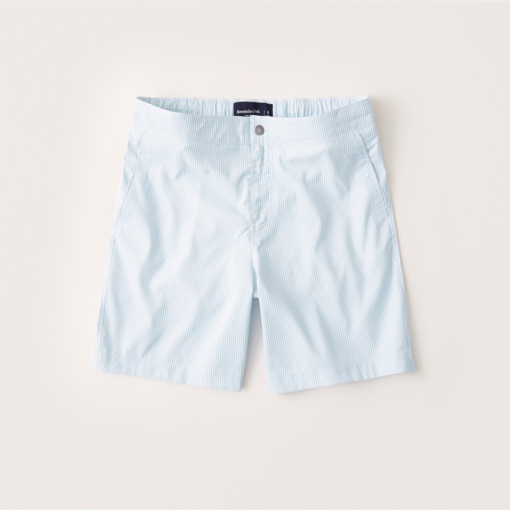 a&f mid length shorts