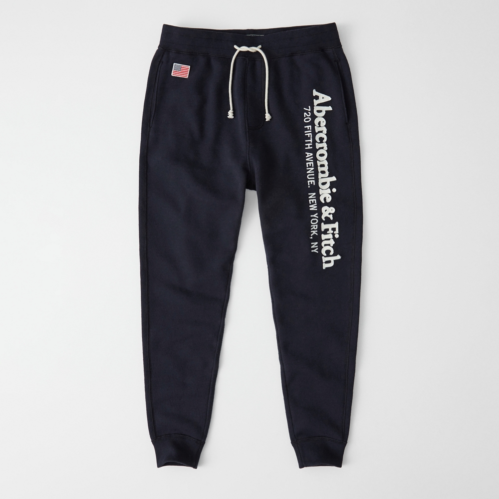 abercrombie lightweight joggers