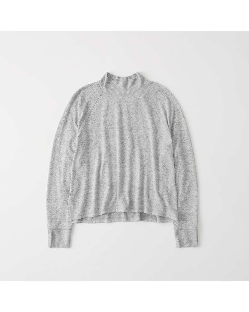 Womens Mock Neck Sweater Womens Tops