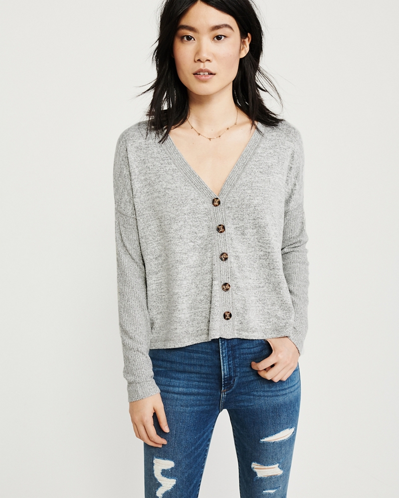 Cozy Button-Up Top