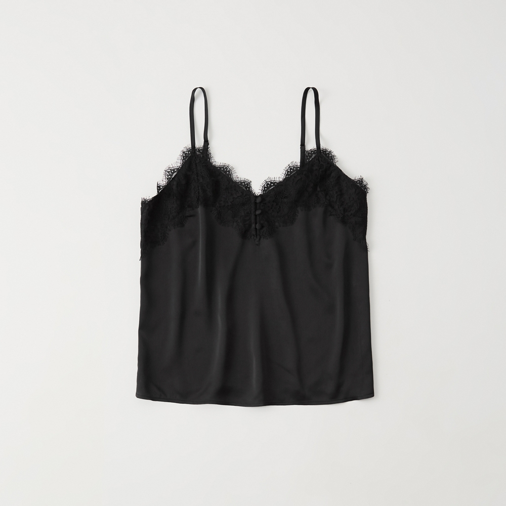 Womens Lace-Trim Cami | Womens Tops 