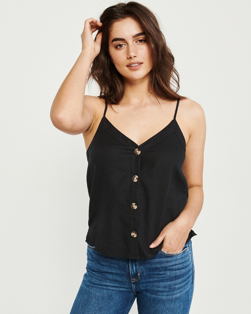 abercrombie button up cami
