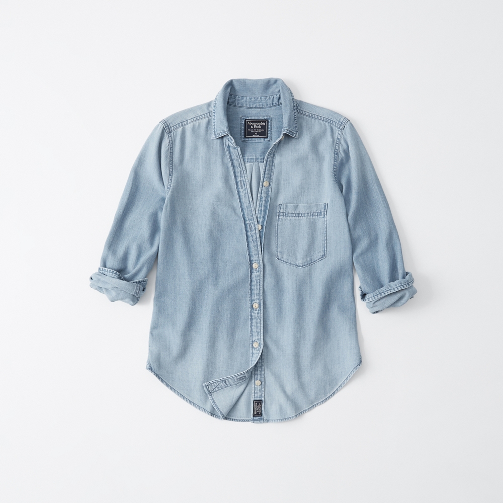 abercrombie & fitch denim shirt