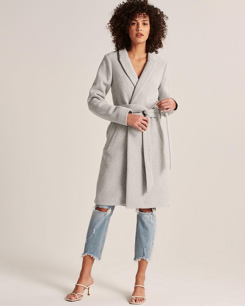 Wool-Blend Dad Coat