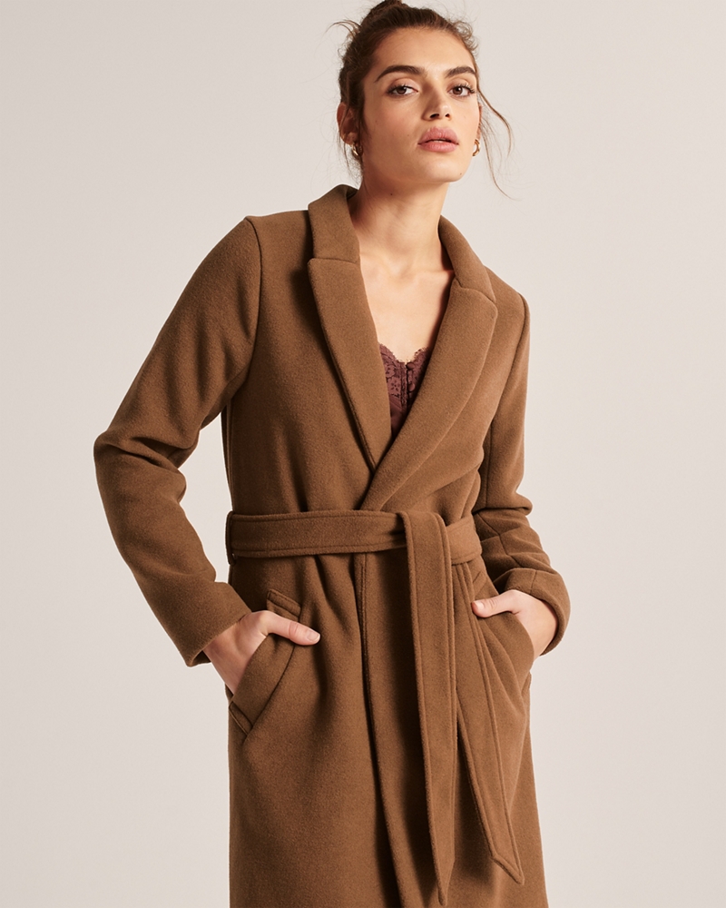 Wool-Blend Dad Coat