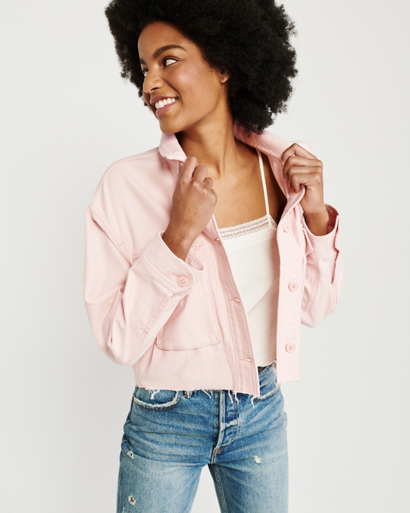 Cropped Military Jacket