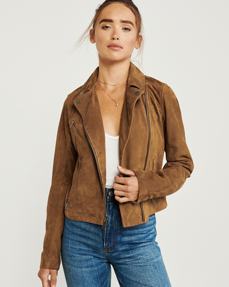 Suede Biker Jacket
