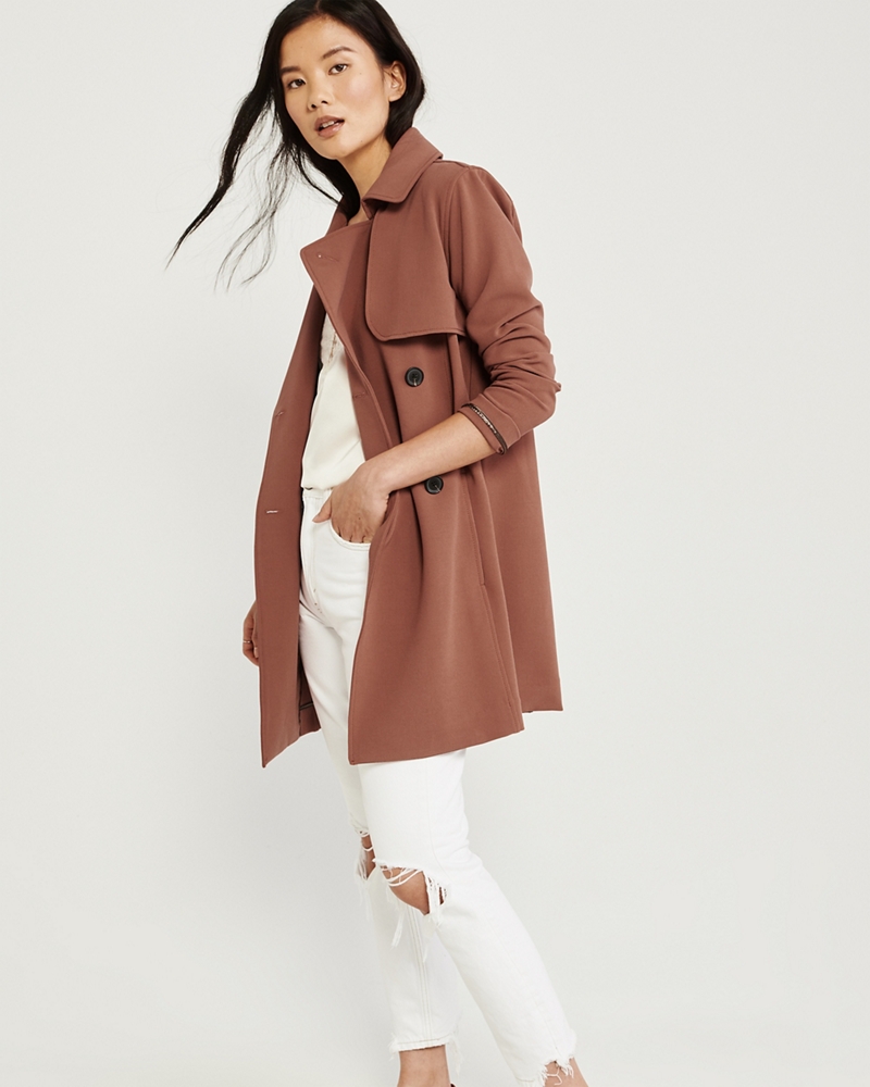 Drapey Trench Coat