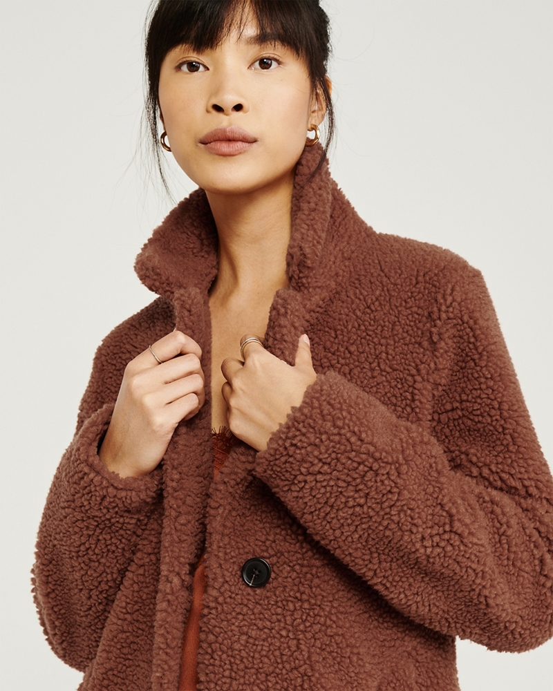 Sherpa Fleece Dad Coat