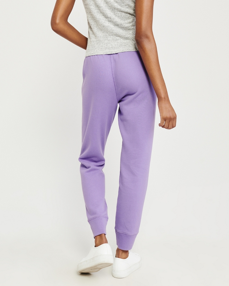 purple joggers womens