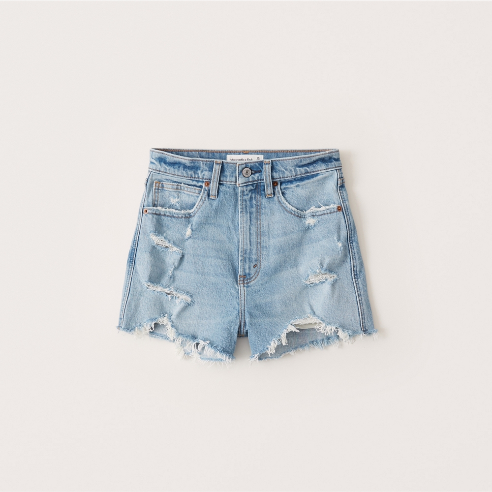 abercrombie natural rise shorts