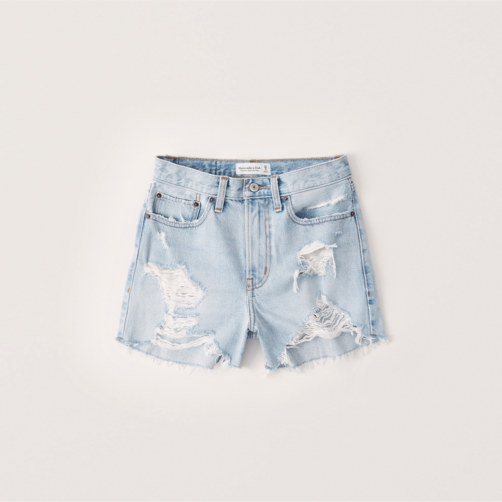 abercrombie womens jean shorts