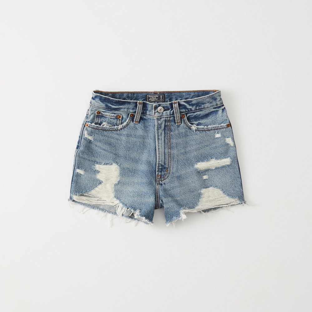 abercrombie natural rise shorts