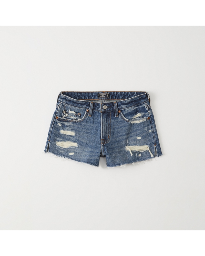 Womens Low Rise Denim Shorts Womens Clearance