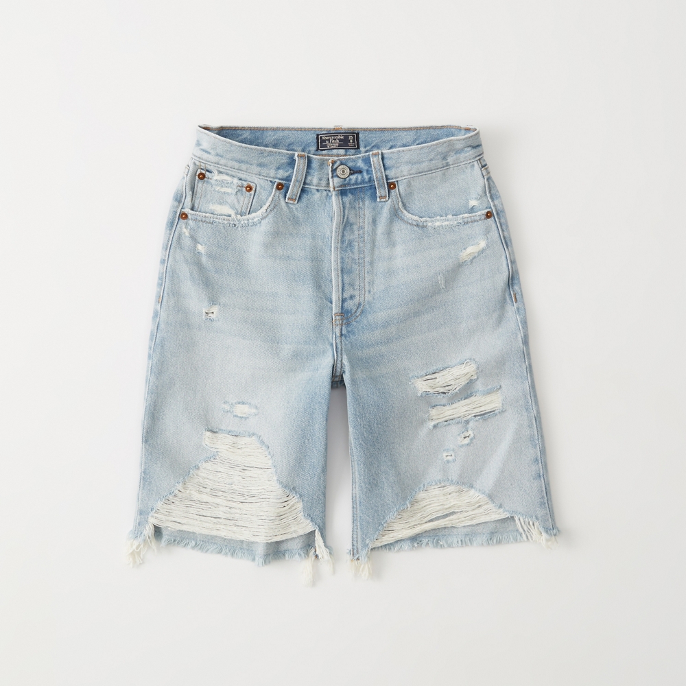 abercrombie womens jean shorts