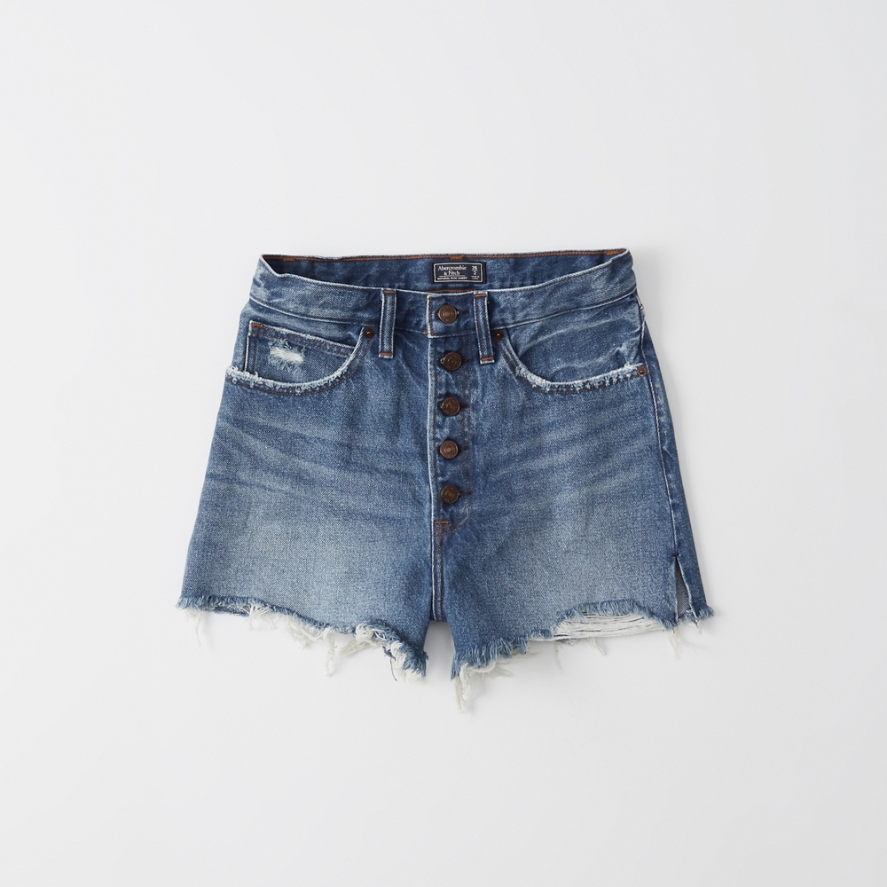 abercrombie ultra high rise shorts