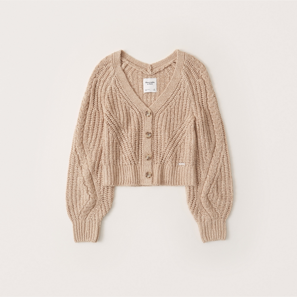 abercrombie puff sleeve sweater