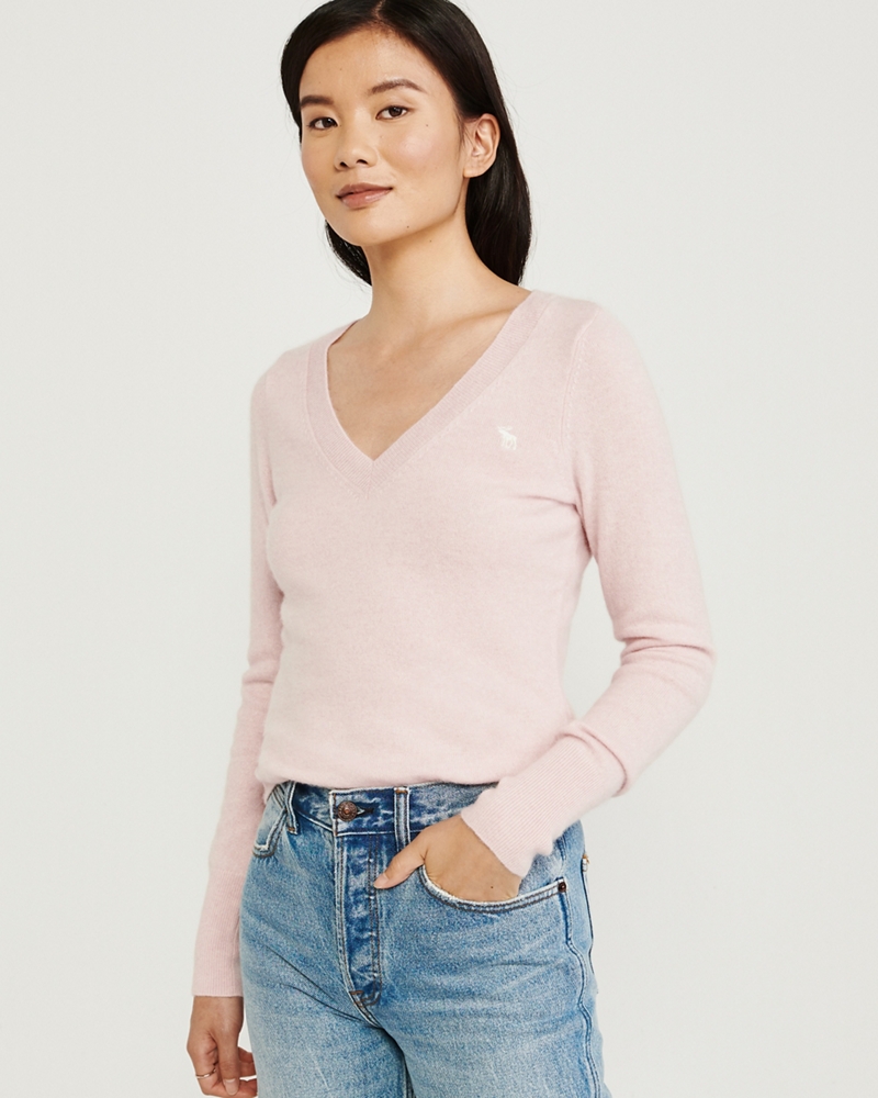 Cashmere V-Neck Icon Sweater